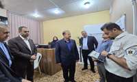 بازدید دکتر محمدی نماینده مردم شریف شهرستان فسا در مجلس، دکتر پزشکی رییس و دکتر جابلقاء معاون توسعه دانشگاه علوم پزشکی فسا و تیم همراه از ستاد اورژانس